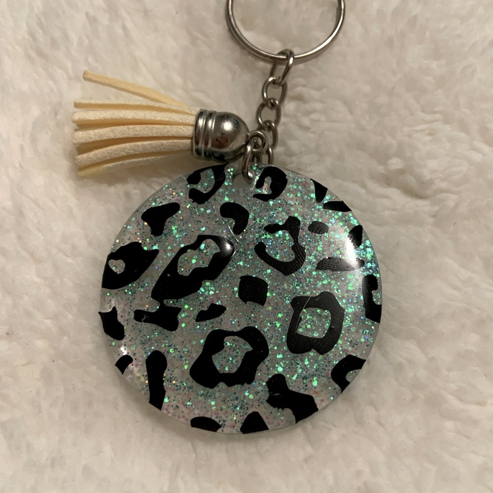 Handmade resin keychain